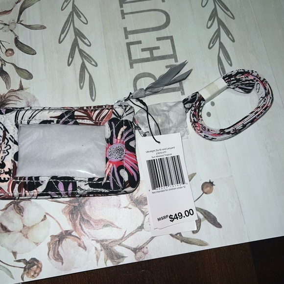 Vera Bradley Accessories Vera Bradley Zip Id Landyard Sun Washed